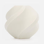 Bambu Lab PLA Matte Filament 1.75mm 1kg Spool - PLA 3D Printer Filament, Smooth Finish, Low Warp, Easy to Print, Compatible with Bambu Lab & Most FDM 3D Printers - Bone White (11103) - Refill