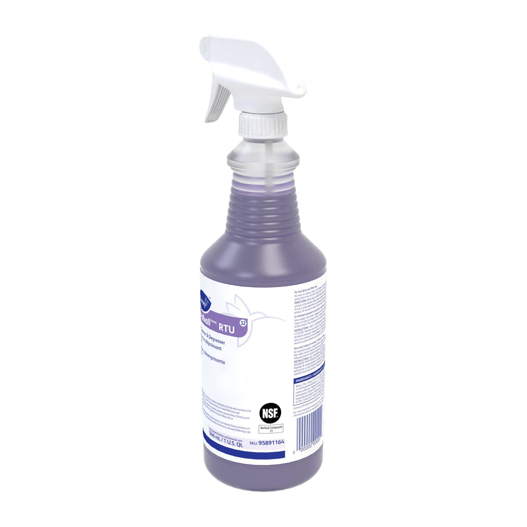Diversey Speedball Power Cleaner & Degreaser, RTU Spray, 32 oz, 12 Pack