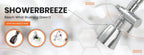 Oral Breeze ShowerBreeze | Oral Irrigator & Water Pick Teeth Cleaner for Braces, Gums, Implants | Shower-Powered, No Batteries, No Mess | Adjustable Pressure & Unlimited Warm Water