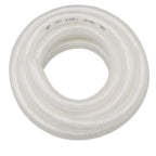 1/2" ID x 3/4" OD - 10 Ft High Pressure Braided Clear PVC Vinyl Tubing Flexible Tube, Heavy Duty Reinforced Hose Tubing