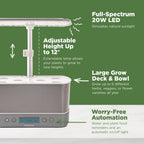 AeroGarden Harvest Elite, Stainless Steel