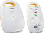 VTech Audio Baby Monitor — No Static DECT 6.0, No WiFi, Hack-Proof | 8Hr Battery, Belt Clip, 1000ft Range, 5-Level Sound Indicator | DM111