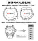 Ritche Christmas Gift Genuine Leather Watch Band 22mm Classic Vintage Quick Release Leather Watch Strap (Toffee Brown), White Elephant Gifts, Stocking Stuffers for Men