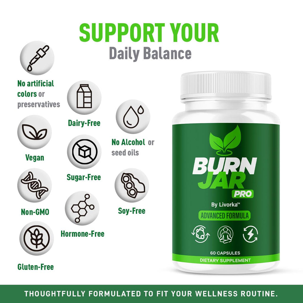 (5 Pack) Burn Jar Pro - BurnJar Pink Salt Capsules Pro, Official Advanced Formula Supplement Pills Natural Ingredients Reviews, 300 Capsules for 5 Months