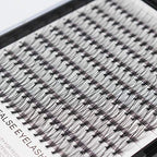 Bodermincer 200pcs/Pack C Curl 20 Root Thickness 0.07mm Professional Makeup Individual Lash Cluster Black Individual Cluster Eye Lashes Grafting Fake False Eyelashes Lash Clsuter Wispy (8mm)