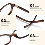 LIKSMU Blue Light Blocking Glasses for Woman Men Computer Gaming TV Screen Blue light Blocker Eyewear Trendy Rectangle Small Nerd Eyeglasses, 2pack, Black Frame Clear Lens &Tortoise Frame Clear Lens