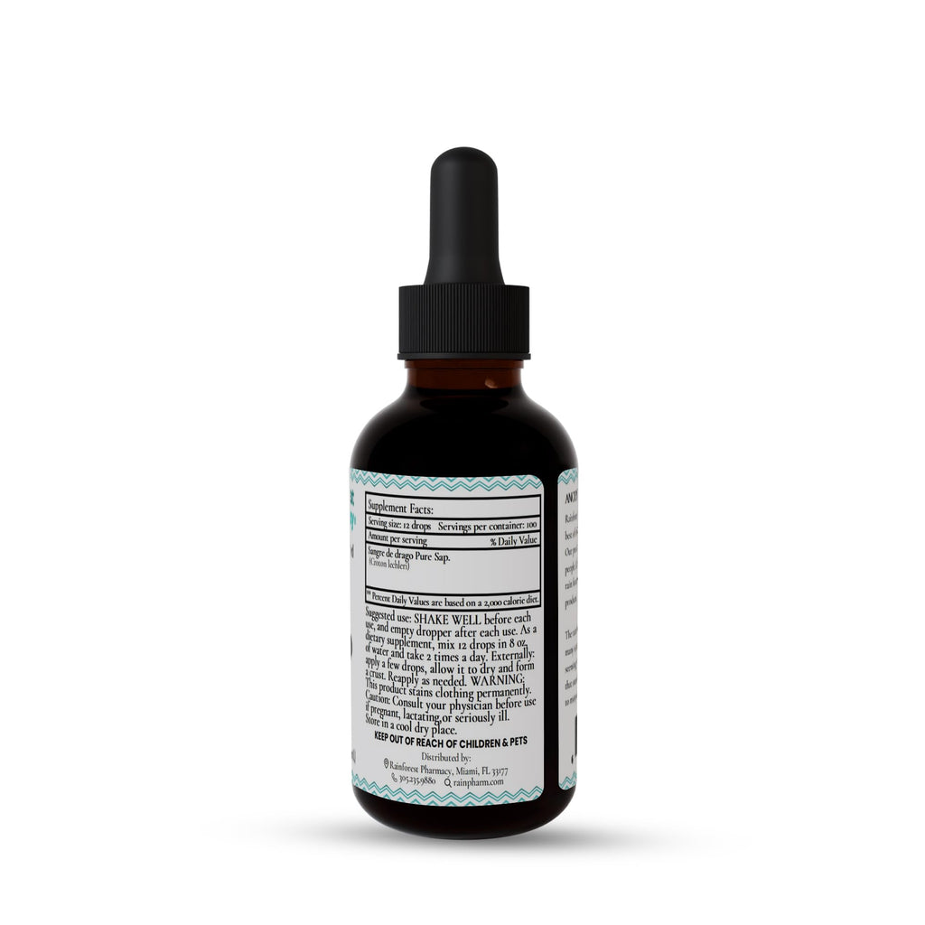 Sangre de Drago (or grado) Peruvian Dragon’s Blood Liquid (2oz) | 100% Pure Liquid Sap Ecologically Wildcrafted Croton Lechleri Dragon’s Blood for Digestive and Skin Health