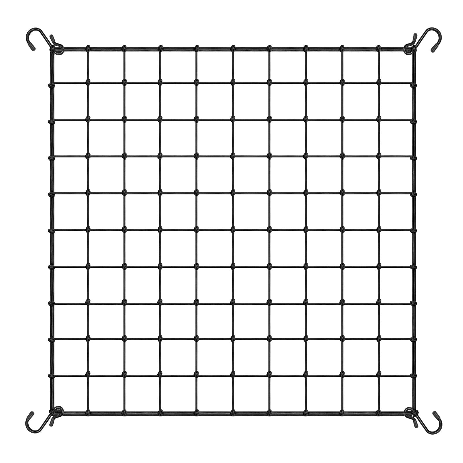 VIVOSUN 5 x 5Ft. Elastic Trellis Netting with 4 Hooks for Climbing Plants, Vegetables, Fruits, and Flowers, 1-Pack