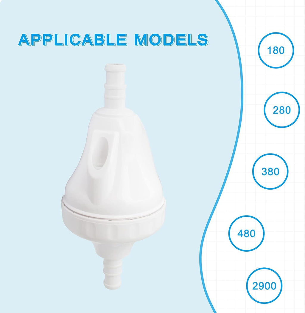 Upgraded G52 Backup Valve Replacement Compatible with Polaris 180 280 380 480 3900 Pool Cleaner Replace Part Replacement Kit with G53 Gear Mechanism G57 Collar G54 Outer Casing by Podoy