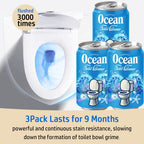 CloudMades Beverage can Toilet Bowl Cleaner,Septic Toilet Bowl Tablets in Bottles, Automatic Long-Lasting Toilet Cleaner Bottle,Powerfully Cleans and Prevent Stain Build Up (3PCS, Ocean Scent)