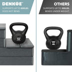 DENKOE Hot Tub Steps with Storage - Waterproof, Non-Slip & No Maintenance - Multi Angle Access - Ideal for Spa Steps, Hot Tub Stairs - Gray Spa Step for Outdoor