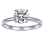 IMOLOVE Moissanite Solitaire Engagement Ring for Women, Women's Engagement Rings Moissanite Promise Rings 1CT D Color VVS1 Clarity Wedding band 925 Sterling Silver with 18K Gold Plated-7