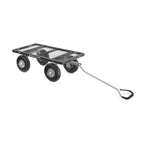 Gorilla Carts Steel Utility Cart, 800 lb Capacity, 4 Cu Ft., Black