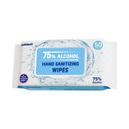 Advanced Large 75% Alcohol Hand Sanitizing Wipes, 4 Packs of 50 (200 count +20 travel wipes) - (Each Wipe Size 6" x 8")