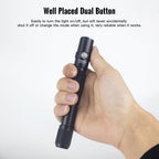ThruNite Archer 2A C LED Rechargeable Flashlight, High 1000 Lumens AA Flashlight with USB-C, Dual Switch Bright Flashlights for Camping Hiking Emergency, IPX8 Waterproof - Cool White