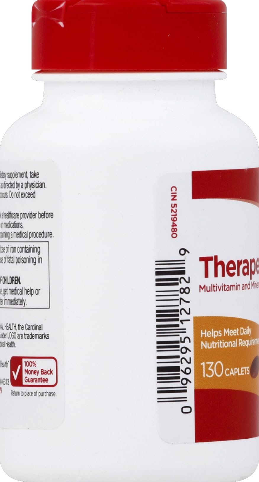 Leader Therapeutic-M Multi-Mineral Caplets 130 Ct. Comprehensive Daily Nutritional Support