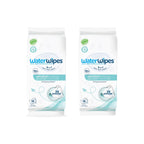WaterWipes Sensitive+ On The Go Wipes,3-In-1 Cleans,Cares,Protects,99.9% Water,Unscented & Hypoallergenic Wet Wipes,28 Count (Pack of 2)