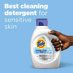 Tide Hygienic Clean Heavy Duty 10X Free Laundry Detergent Liquid, Unscented, 100 Load,S 154 Oz, He Compatible