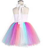Tutu Dreams Unicorn Dress Princess Dress Up Clothes for Little Girls Halloween Costumes Birthday Outfit Gifts Party Favors Decorations (Sequin Unicorn, 5-6 Years)