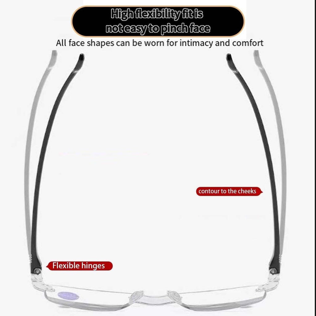 Intelligent Dual Focus Glasses, 2026 New Self Sync Wonder Glasses, Adjustable Auto Focus Eyeglasses for Women Men(2pcsA)