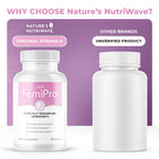 Femipro Bladder Control Supplements for Women & Men, Natural Herb & Probiotic Blend, Supports Urinary Tract Health & Microbiome Balance | Made in USA Non-GMO, 30 Capsules, 3 Month Supply