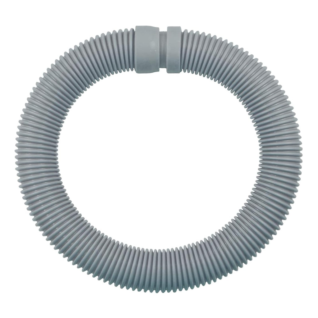 Poolvio Pool Vacuum Hose 2-Pack, Spare & Replacement, 40" Flexible Spiral-Wound Hose with 1.5" Male & Female Cuff Ends, Compatible with Most Inground Pool Automatic Cleaners, Gray