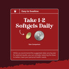 Icelandic Cod Liver Oil Softgels - Wild Caught Omega 3 Fish Oil 1000mg per serving - Sustainably Sourced Burpless Fish Supplement with Vitamin D3 & A for Heart Joint Brain & Immune Support - 180 Count