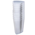 Vakly Graduated Intake Output Container 32 oz (10 Pack) – Plastic Triangular Measuring Beaker with oz & cc Markings for Urine Collection, Mixing, Paint, Epoxy & Lab Use