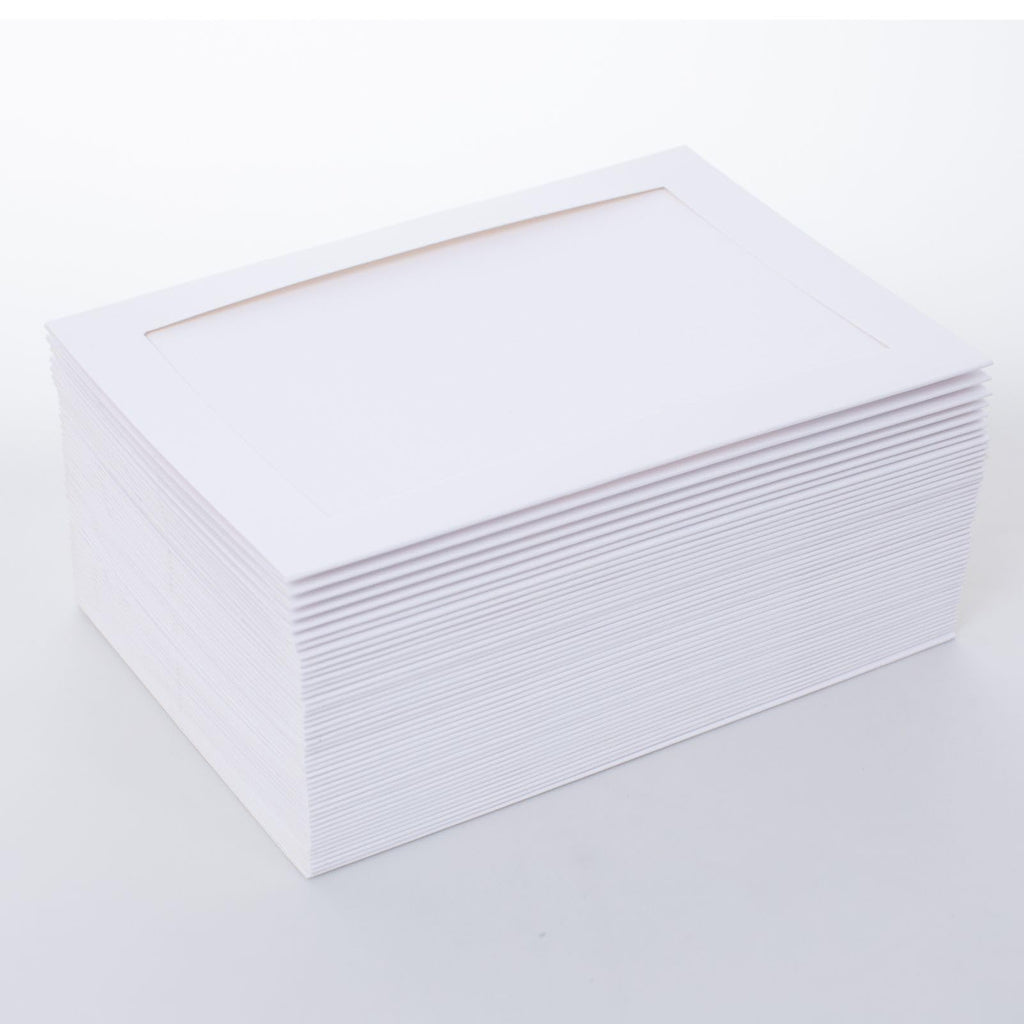 50 Sets Photo Frame Cards with Envelopes 4x6 Paper Picture Frames Bulk