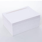 50 Sets Photo Frame Cards with Envelopes 4x6 Paper Picture Frames Bulk