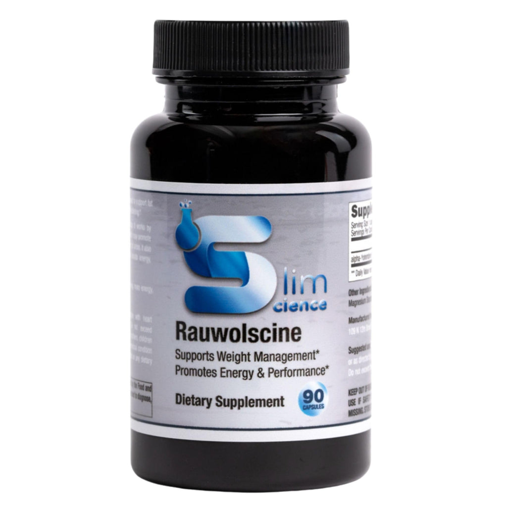 Slim Science Rauwolscine Yohimbine HCL Dietary Supplement - 3mg Per Capsule, 90 Capsules Once a Day | Supports Energy, Focus, Performance and Healthy Metabolism