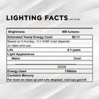 SLEEKLIGHTING - 13Watt GU24 Base 2 Prong Light Bulbs- UL approved-120v 60Hz Light Bulb- Mini Twist Lock Spiral -Self Ballasted CFL Two Pin Fluorescent Bulbs- 5000K Daylight 4pack