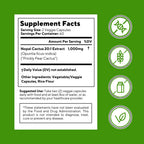 Vitapia Nopal Cactus Extract for Antioxidant, Skin, Metabolism, Wellness, Heart Health Support - 120 Veggie Capsules - Non GMO, Gluten Free Supplement