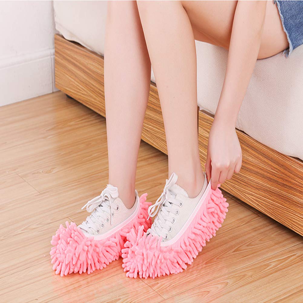Tamicy Mop Slippers Shoes 5 Pairs (10 Pieces) - Microfiber Cleaning House