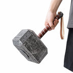 CoserWorld Halloween Hammer Cosplay Weapons, PU Battle Foam Axe Great for LARP Birthdays Gift