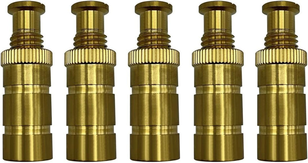 Poolzilla Pool Safety Cover Brass Anchors for Concrete and Pavers - 5 Pack - Universal Fit