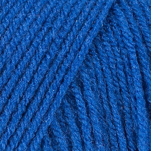 Red Heart Super Saver Blue E300-886 (3-Skeins - Same Dye Lot) Worsted Medium #4 Acrylic Yarn for Crocheting and Knitting with Project Bag