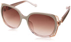 Jessica Simpson Womens J5686 Oversized Square Sunglasses With Uv400 Protection. Glam Gifts For Her, 56 Mm, Rose Fade, 56 Mm US