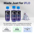 iFLO® Smart A/C Drain Line Cleaner and Drain Pan Cleaner Cartridge, Fast-Acting, Long-Lasting HVAC System Solution for Tough Clogs & Buildup, 3-Month Supply per Bottle, 1 Pack of 36oz