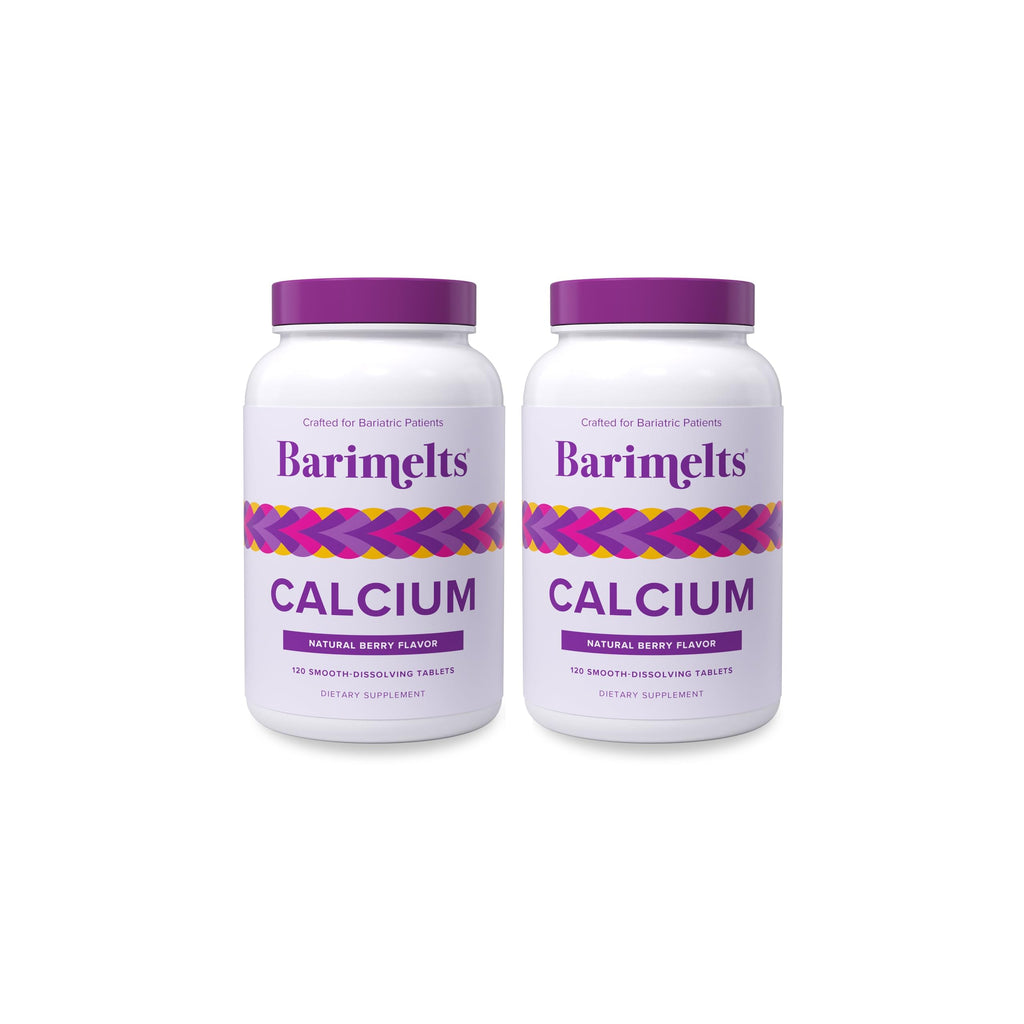 BariMelts Calcium Citrate with Vitamin D3 & Magnesium, 240 Smooth-Dissolving Tablets (2-Month Supply), Bariatric Calcium Supplements for Women, Natural Berry Flavor