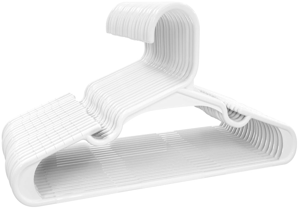 Utopia Home Kids Hangers 60 Pack – 11.5 Inch Baby Closet Hangers White