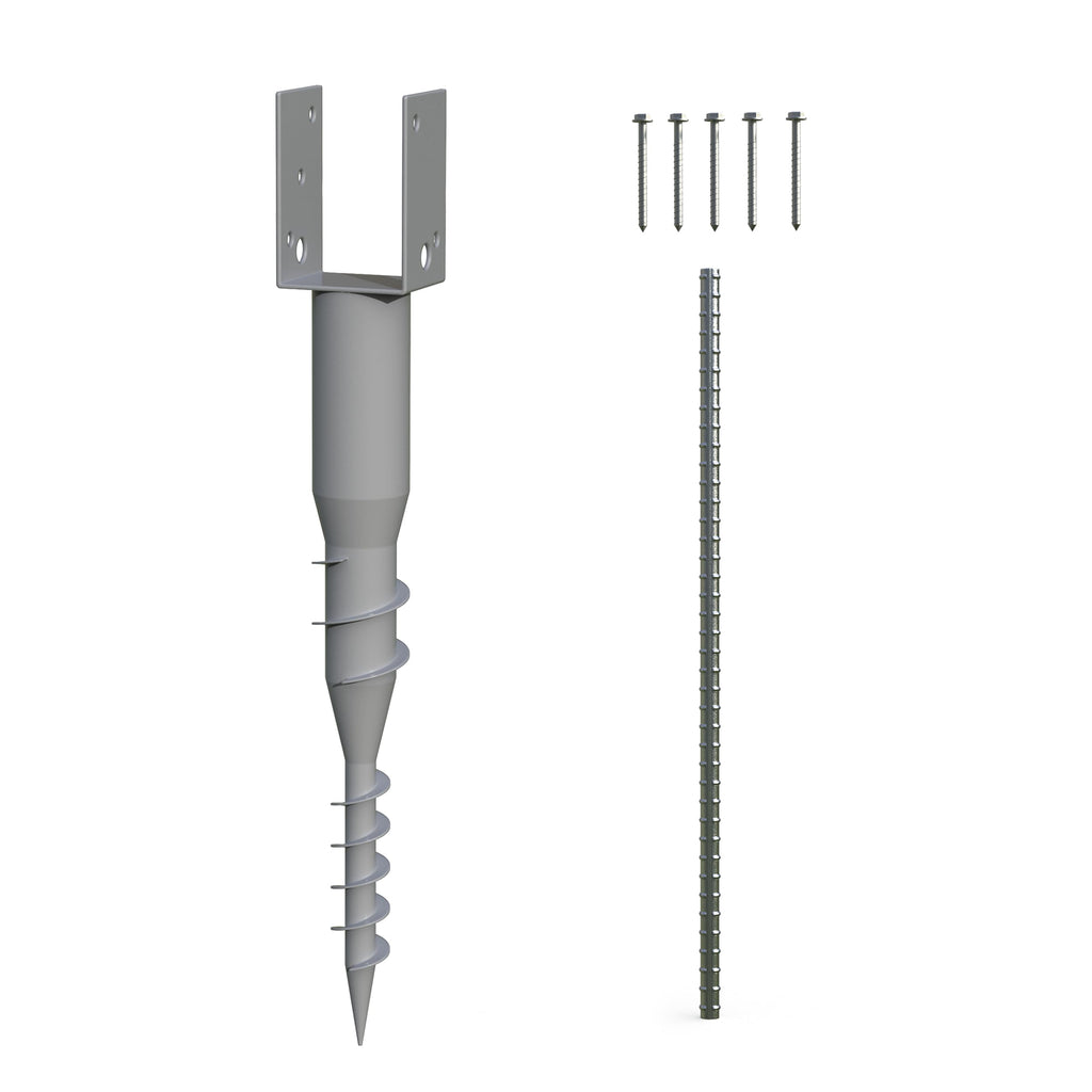 Mayne No-Dig Ground Anchor, 4x4 Post Anchor for Mailbox & Lamp Post