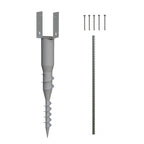 Mayne No-Dig Ground Anchor, 4x4 Post Anchor for Mailbox & Lamp Post