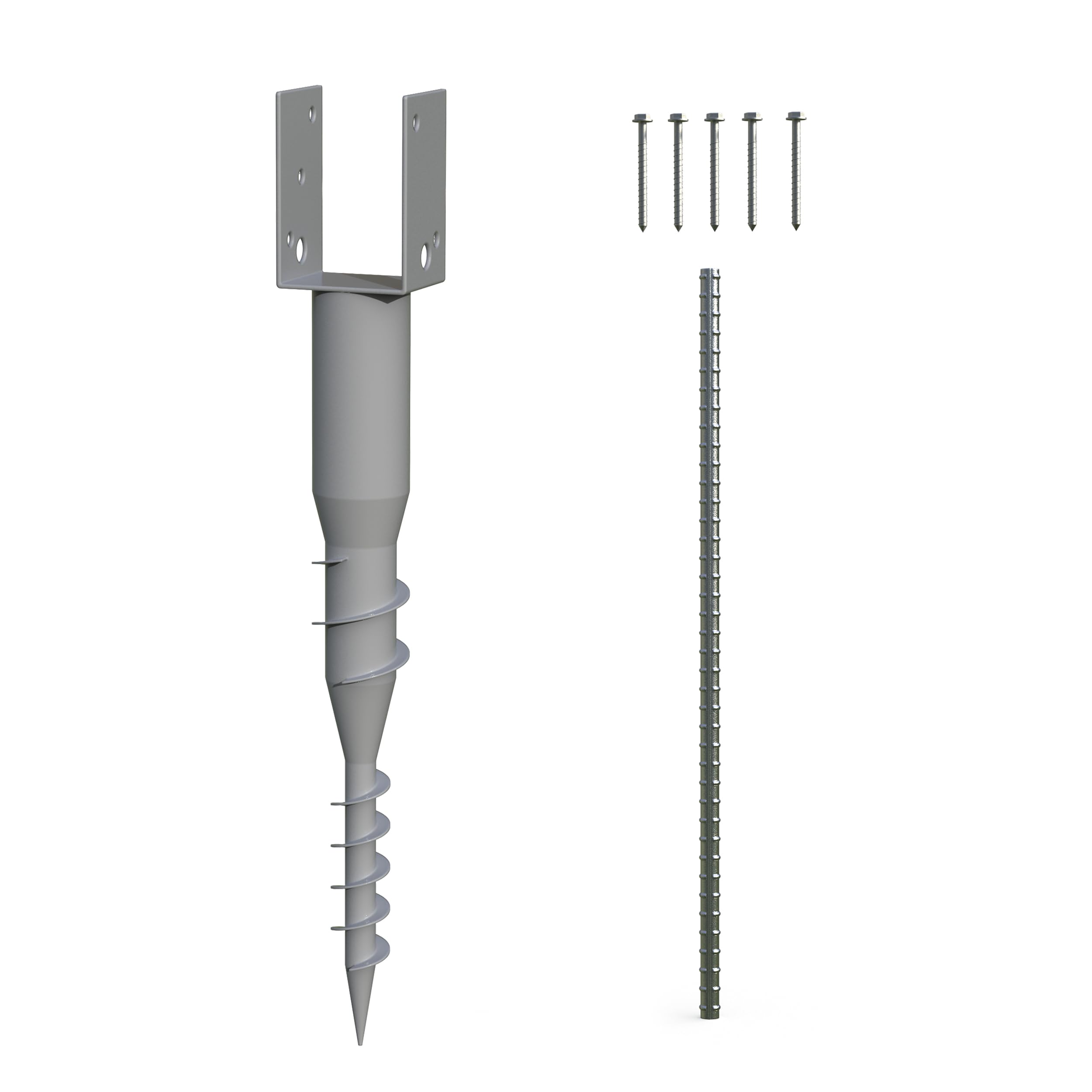 Mayne No-Dig Ground Anchor, 4x4 Post Anchor for Mailbox & Lamp Post