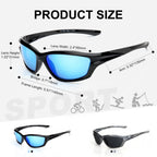Missfive 2-Pack Mens Go-To Bifocal Sunglasses with Readers Built In, Resilient Temple Comfort-Fit Sport Wrap Around Frame & UV400 Protection, Driving & Reading Glasses for Outdoor +2.5