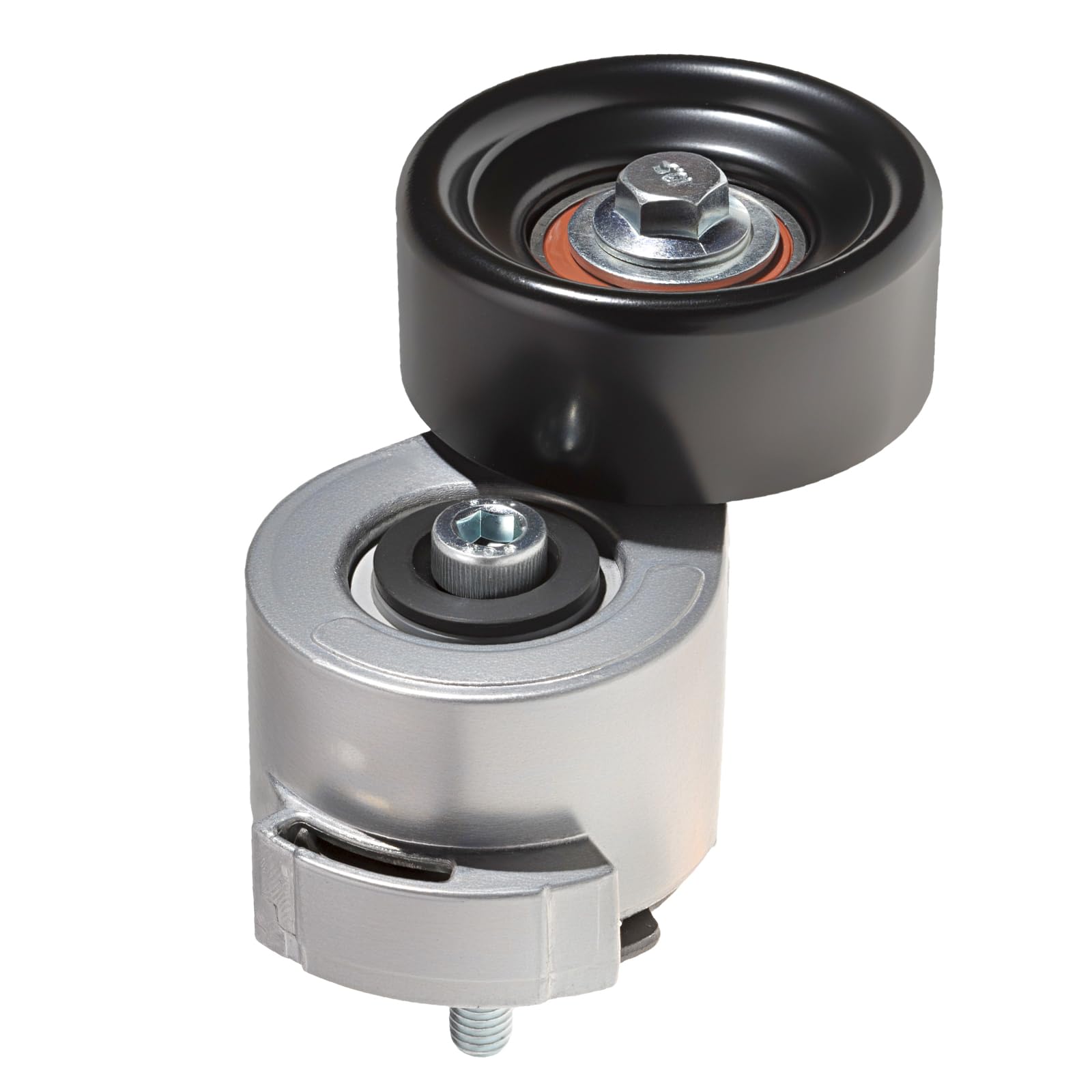 AUQDD 49385 Belt Tensioner and Pulley Assembly (For 3.0L 2986cc 182Cid) Fit For 95-97 Ford Aerostar 07-14 Mustang 92-08 Ranger 93-07 Taurus /94-08 Mazda B3000 /93-05 Mercury Sable (38114 38385)