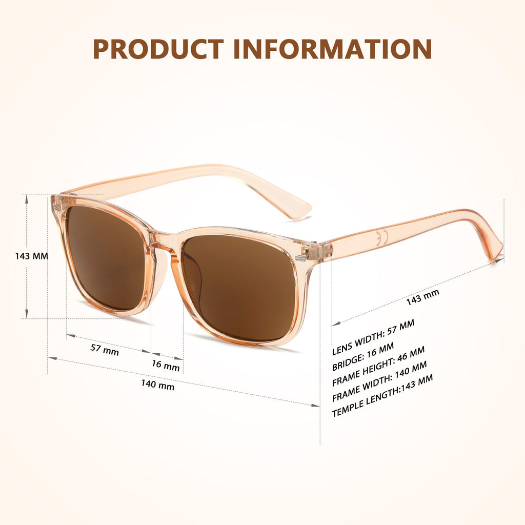 RLOZRN 4 Pack Progressive Reading Sunglasses for Women Men, No Line Square Multifocal Sun Readers UV400 Protection