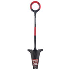 Root Slayer RS220 Heavy Duty Garden Shovel, Serrated Blade, Black