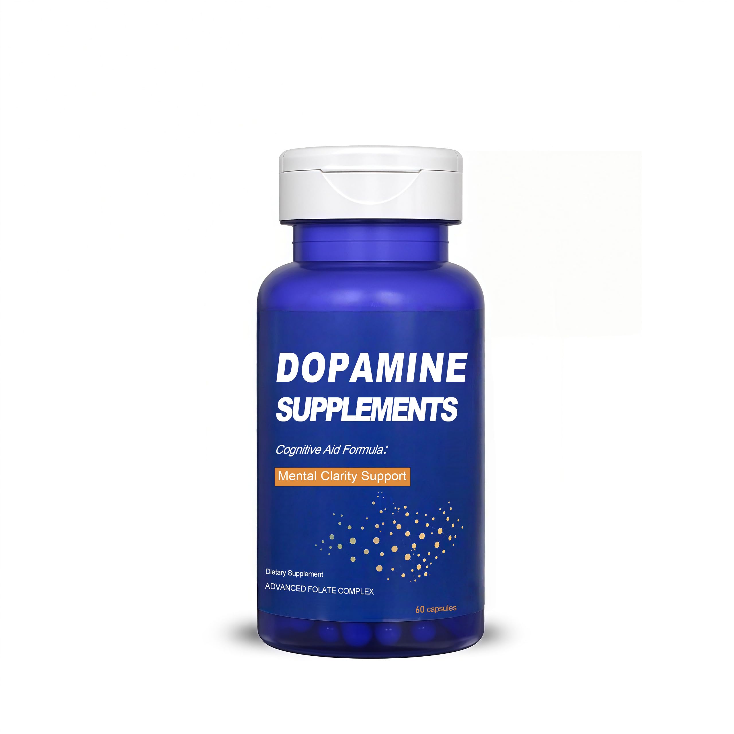 CJMJIM Dopamine Brain Food - 60 Veg Capsules | All Natural Neurotransmitter Support for Mental Alertness | Promotes Dopamine Production | Brain Food with L - Phenylalanine, L - Tyrosine (1)