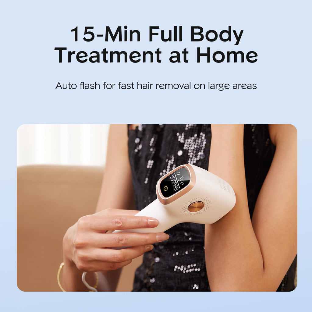 INNZA IPL Hair Removal with Ice Cooling Care Function for Women and men